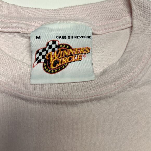 Vtg Winners Circle Tony Stewart 20 Pink T Shirt Size Medium Home Depot Y2K - Picture 3 of 6